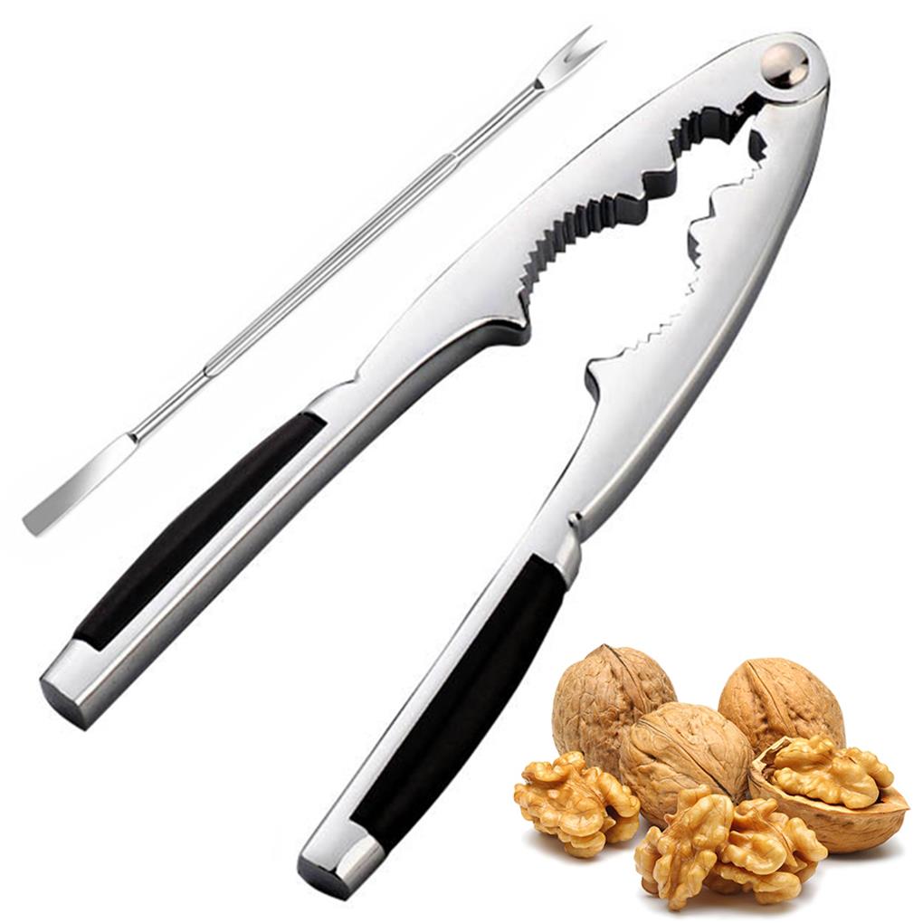 TureClos Zinc Alloy Nutcracker Multifunctional Nut Cracker for Walnuts