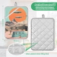 thumbnail image 6 of Yayeee Pot Holders Kitchen Heat Resistant with Pocket 7"x9.8" Cotton Oven Cooking Hot Pads, Retro UFO, 6 of 7