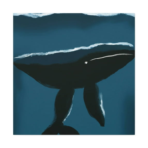 The Whale Elegance - Canvas