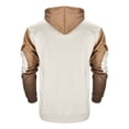 thumbnail image 4 of Ketyyh-chn99 Mens Zip Up Hoodie 2023 Plus Size Pullover Sweater Sweater Khaki,3XL, 4 of 4