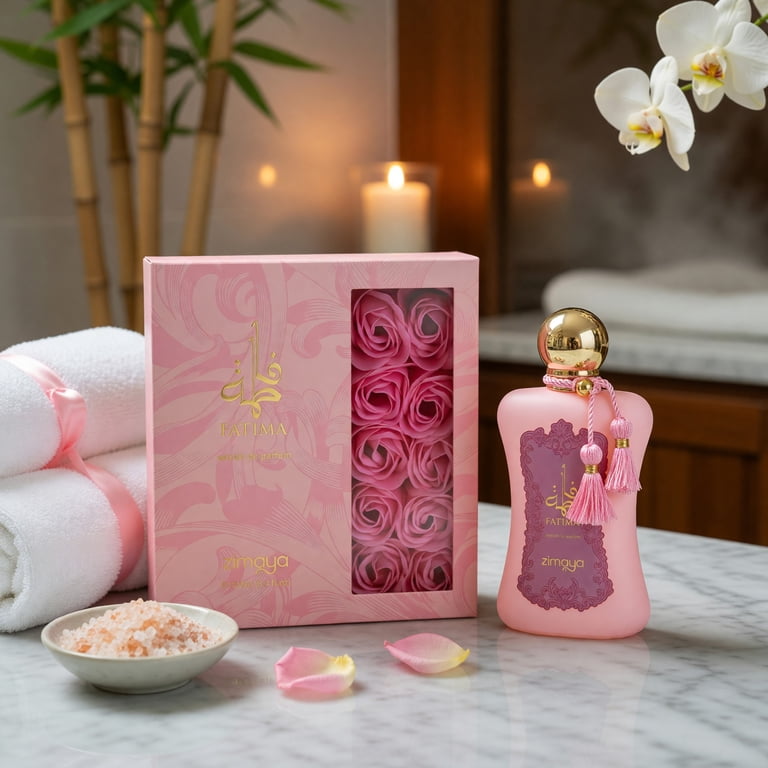 Zimaya Fatima EDP Spray 3.4 oz, Rhubarb, Rose, Vetiver, Long