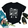 thumbnail image 1 of T-Shirt pour Femmes T-Shirt Imprimé à Manches Courtes Col Rond Décontracté pour Femmes, 1 of 7