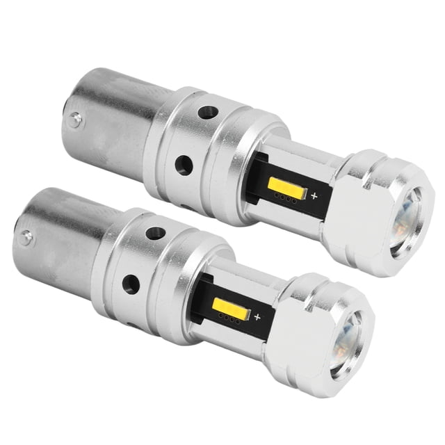 Ampoule Inversée LED, 2 Pcs 2400LM 100W 1156 Ampoules Inversées LED Clignotant de Signalisation Clignotant Ampoules pour Voiture Camion RV