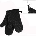 thumbnail image 5 of Ofenhandschuhe und Topflappen Küche, Ofenhandschuhe, Anti-Hitze Silikon Ofenhandschuh hitzebeständig und rutschfest, geeignet zum Backen, Grillen, 1 P, 5 of 5