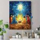 thumbnail image 4 of Qisvanset 12x16 Inch Nativity Scene Canvas Wall Art, Holy Family Wise Men Religious Holiday Home Decor, 4 of 8