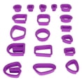 thumbnail image 1 of Clay Cutters Set, 129 Pieces, Easy To Use,  Plastic, Safe Design, Multipurpose, DIY Gift, For Jewelry Making, Clay Earrings, , Fondants, 1 of 8