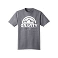 thumbnail image 1 of Gravity Outdoor Co. T-Shirt Col Rond Tri-Blend - Logo Blanc - Gris Chiné - S, 1 of 1