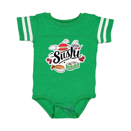 

Inktastic Cute Sushi Illustration Gift Baby Boy or Baby Girl Bodysuit