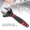 thumbnail image 3 of Llave De Boca Ancha, Llave Ajustable De Acero CRV, Escalas Precisas, Antideslizante, 10 Pulgadas, Uso Conveniente Para Taller Para Reparación De Tuberías Con Pernos Y, 3 of 7