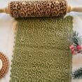 thumbnail image 4 of HongHeng Clearance Under $2.00 Christmas Prints Rolling Pin Baking Mould, 4 of 6