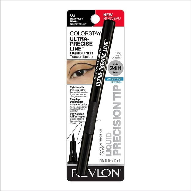 Delineador Revlon Colorstay Blackest Black 1.2 Ml