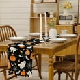 thumbnail image 6 of Black Halloween Table Runner 13" x 72", Trick or Treat Truck Pumpkin Ghost Halloween Runners for Table, Halloween Table Runners Home Decorations for Indoor Outdoor Dining Table Decor, 6 of 6