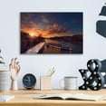 thumbnail image 4 of Epic Art 'Bateaux Mouches Sunset' by Sebastien Lory, Acrylic Glass Wall Art, 16"x12", 4 of 8