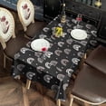 thumbnail image 3 of Boho Bohemia Rainbow Rectangle Tablecloth 60"x120",Waterproof Polyester Rectangle Table Cloth, Wipeable Spillproof Polyester Tablecloth for Dining, Camping, Indoor and Outdoor, 3 of 6