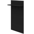 thumbnail image 5 of Nexera Porto Entryway Wall-Mounted Coat Rack with Shelf, Black, 5 of 7