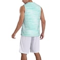 thumbnail image 5 of Rocae Blue Bright for Men's Basketball Jersey Lightweight and Breathable Athletic Tank Top,Quick-Drying Sports Jersey X-Large, 5 of 9