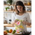 thumbnail image 6 of Cute Kitchen Towels Set of 2 - Dish Towels 18 x 26 Inch Microfiber Tea Towel for Home Decorative Strawberry Spring Summer Soft Reusable & Absorbent Aesthetic Vintage Design, 6 of 6
