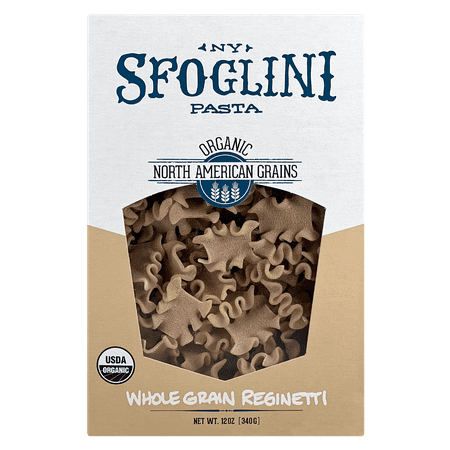 Sfoglini Organic Whole Grain Reginetti Pasta  Shelf-Stable  12 oz Box