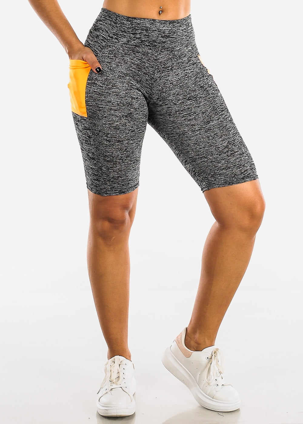 Womens Activewear Biker Shorts Gym