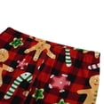 thumbnail image 4 of Matching Family Christmas Pajamas  Long Sleeve Letter Raglan Tops + Cartoon Pants Set, 4 of 7