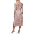 thumbnail image 2 of Alex Evenings Womens Lace Floral Midi Dress, 2 of 2