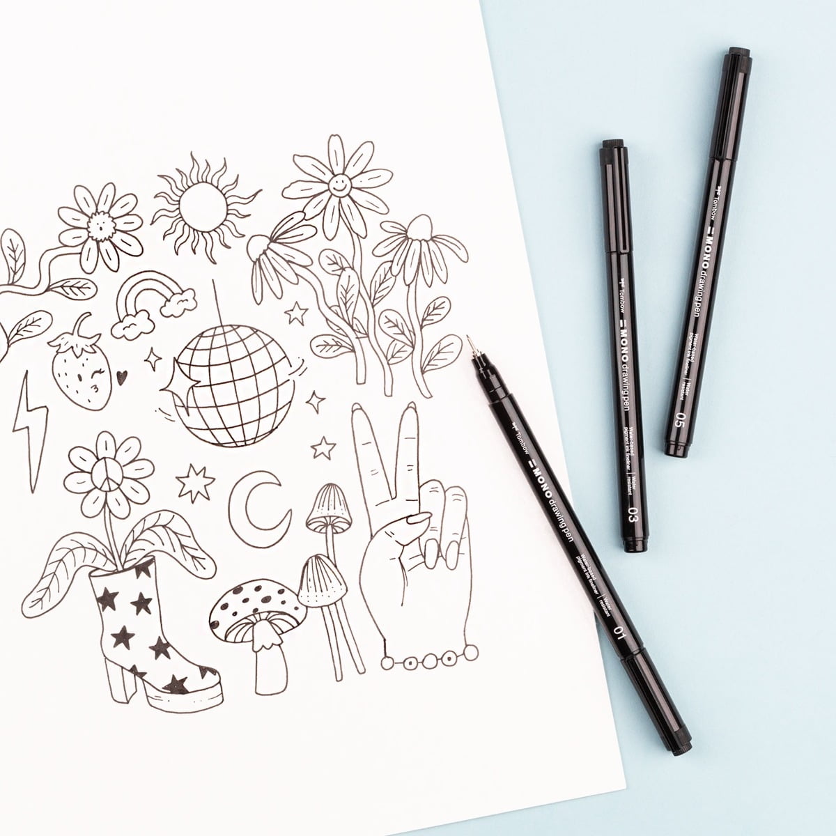 Buy Precision Black Micro-Pen Fineliner Ink Pens, Waterproof Archival Ink, Drawing  Pens, Artist Illustration Pens, Multiliner, for Art Watercolor, Sketching,  Anime, Manga, Design, 9/Set(Black) Online at desertcartINDIA