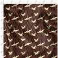 thumbnail image 3 of Soimoi Bird Print - Red, Viscose Rayon Fabric Material - 42 Inch Wide, 1 Yard, Unstitched Material For Dresses, Blouses, Skirts, Sleepwear, Kids Clothing, 3 of 6