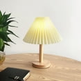 thumbnail image 4 of Desk Lamp Shade Dust Fashion Creative Pleated Lampshade for Cafe Home , Yellow, 4 of 7