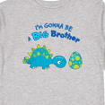 thumbnail image 4 of Inktastic Happy Dinosaur Future Big Brother Boys Long Sleeve Toddler T-Shirt, 4 of 5