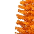 thumbnail image 3 of Northlight Pre-Lit Medium Artificial Pine Christmas Tree - 3' - Orange - Clear Lights, 3 of 7