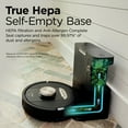 thumbnail image 5 of Shark PowerDetect Self-Empty Robot Vacuum, with NeverStuck & Detect Technologies, Carpets & Hardfloors, HEPA Bagless Base Neutralizes Odors, Pet Friendly, WiFi, RV2820AE, 5 of 15