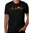 thumbnail image 1 of Men's Cycling Graphic T Shirt Heartbeat Line & Bike Design, 1 of 5