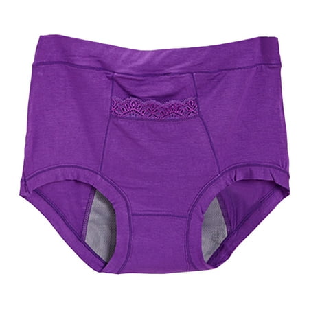 

Sehao Womens Panties Panty Underwear High Waisted Briefs Panties For Women Women Gifts Purple 3XL