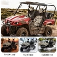 thumbnail image 4 of KUIFORTI White Horse UTV Seat Covers Seats Cover with Headrest Covers Comfortable Waterproof Rhino UTV Accessories Compatible with Yamaha Rhino 700 660 450 2004-2021, 4 of 7