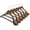 Brown, variant on HOUSE DAY Wide Shoulder Wooden Hangers, Solid Wood Hanger for Suits, Coat, Clothes, 12 Pack