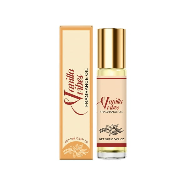 Jienlioq Vanilla & White Musk Roll-On Perfume Oil - 10Ml Travel-Size Rollerball for Women & Men, Long-Lasting Fragrance, Warm & Romantic Scent, Compact Gift Set