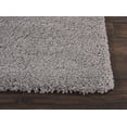 thumbnail image 4 of Nourison Malibu Shag Solid Shag Silver Grey 7'10" x 9'10" Area Rug, (8' x 10'), 4 of 9