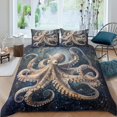 thumbnail image 3 of Octopus Twin Duvet Cover Mysterious Tentacles Comforter Cover Galaxy Bedding, 3 of 6