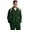 Forest Green/ White, variant on Sport-Tek Men's Tall Colorblock Raglan Jacket. TJST60