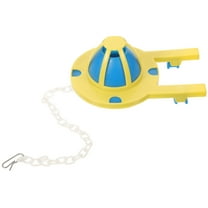 OFFIGAM Yellow Universal Toilet Flapper Kit LeakProof Plastic Dual Flush Valve Replacement for Toilet Use 3.5 Inch