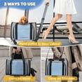 thumbnail image 4 of Pet Carrier with Wheels for Cat and Small Dogs, 4 of 5