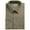 Olive, variant on Gentlemens Collection Men's French Cuff Solid Dress Shirt Smoke Grey - 18.5 2-3
