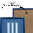 thumbnail image 5 of Urban Shop 12 x 12 Blue Wood Picture Frames, 2-Pack, Displays 6 x 8 Photo with Mat, 5 of 10