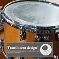 thumbnail image 3 of OULII 4Pcs White Drum Kit Mute Rings Noise Reduction Drum Tone Control Pet Material, 3 of 8