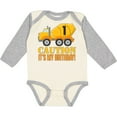 thumbnail image 3 of Inktastic 1st Birthday Construction Truck Cement Mixer Boys or Girls Long Sleeve Baby Bodysuit, 3 of 5