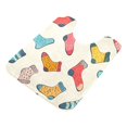 thumbnail image 3 of Bathroom Plush Absorbent Mat Single Square Pad 16x24Inches Bath Mat Fluffy Suitable For Bathroom Toilet Living Room Absorb Water Non-Slip Durable Colored Socks, 3 of 9