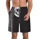 thumbnail image 1 of Balery Gothic Skull Drape Traje de Baño Estilo Hawaiano para Hombre, Shorts de Secado Rápido con Bolsillos-X-Large, 1 of 6