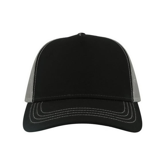 Atlantis Headwear RAPPER Sustainable Canvas Cap-Black/ Grey