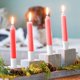 thumbnail image 4 of Portavelas, de Adviento, Palillos, de Adviento, Portavelas, Velas CóNicas con , 6 Piezas Blanco, 4 of 5