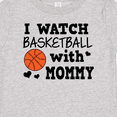 thumbnail image 4 of Inktastic I Watch Basketball with Mommy Boys Baby T-Shirt, 4 of 5